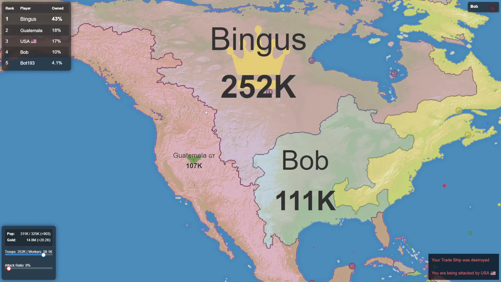 OpenFront strategy screenshot 2